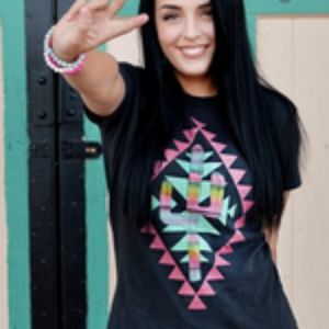 Arizona Aztec Cactus Tee